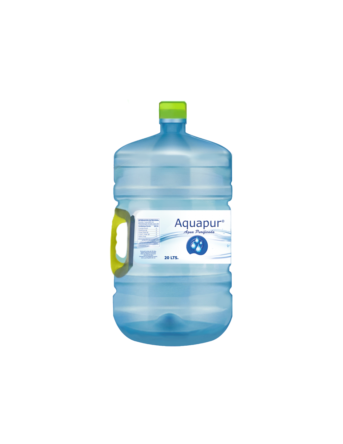 Botellon de 20 litros + recarga inicial con agua purificada