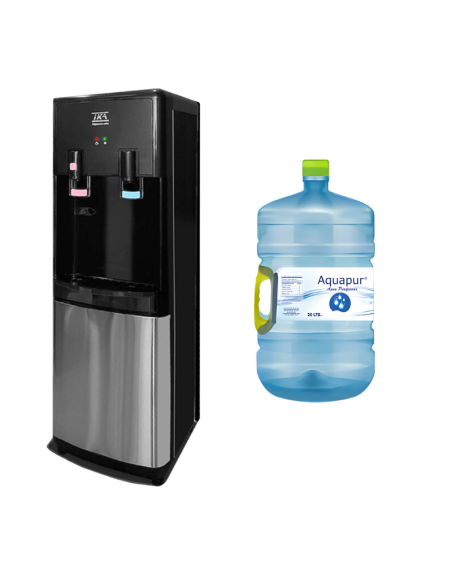 PACK DISP PEDESTAL DS1116-B + 1 BOT 20 LTS CON MANILLA AQUAPUR WEB