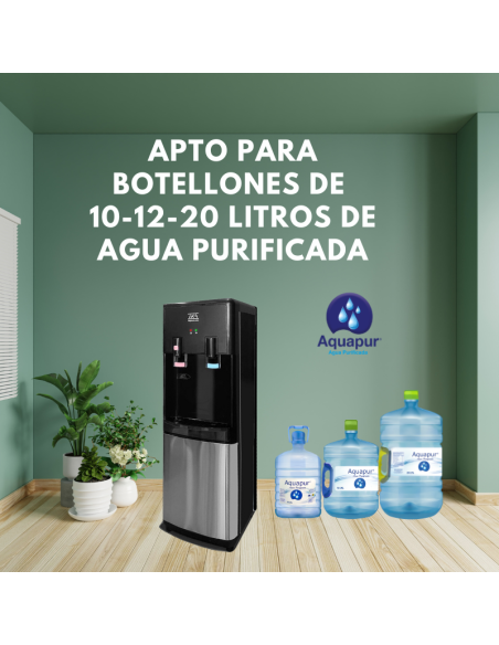 PACK DISP PEDESTAL DS1116-B + 1 BOT 20 LTS CON MANILLA AQUAPUR WEB