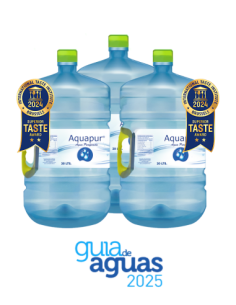 PACK 3 RECARGAS AGUA PURIFICADA 20 Lts MARCA AQUAPUR 2