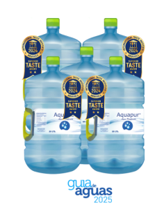 PACK 5 RECARGAS AGUA PURIFICADA DE 20 Lts MARCA AQUAPUR 2