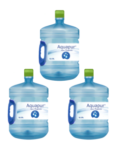 PACK 3 REC 12 Lts AGUA PURIFICADA MARCA AQUAPUR