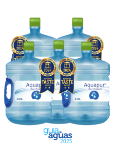 PACK 5 REC 12 Lts AGUA PURIFICADA MARCA AQUAPUR 2